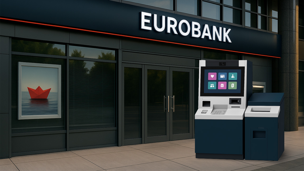 Eurobank Drives Branch Automation with GRGBanking’s Cash Recycling Machines