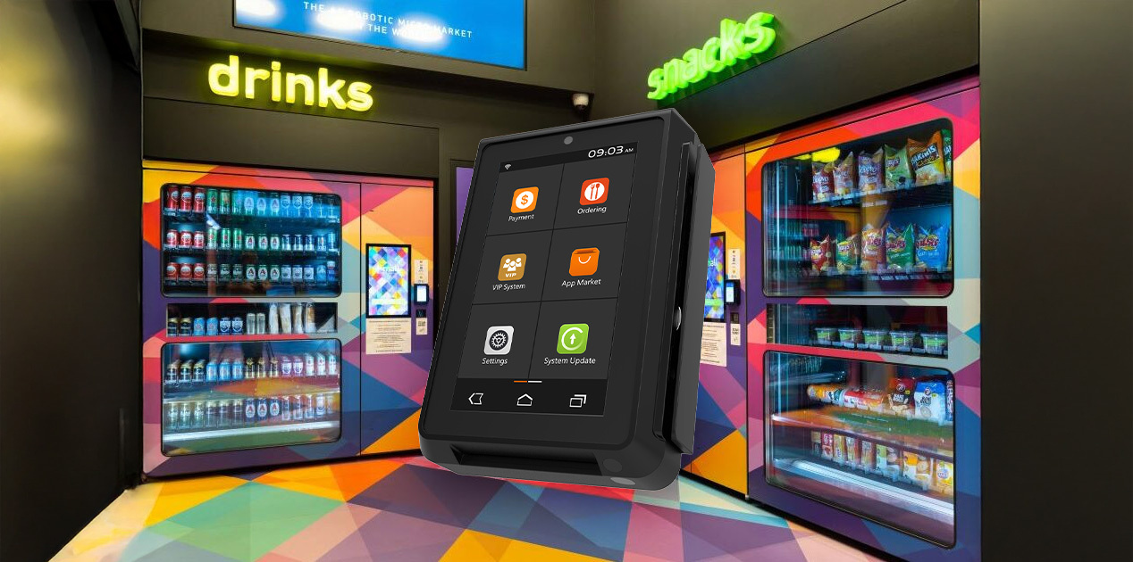Fast and safe self-service payments with PAX Technology’s IM30 unattended POS terminals in the 1st robotic micro-market