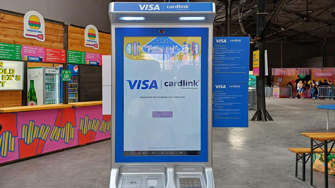 Self-service, ticketing, ordering and payments at Burger Fest in Athens: Self-Service Innovation in Collaboration with Visa